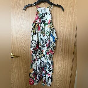 Parker Multicolor Floral Halter Dress